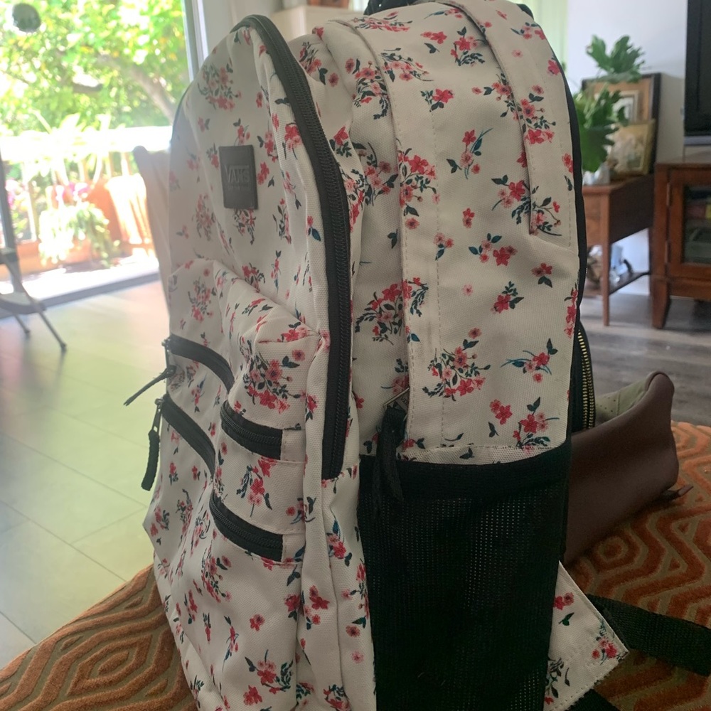 Vans floral backpack